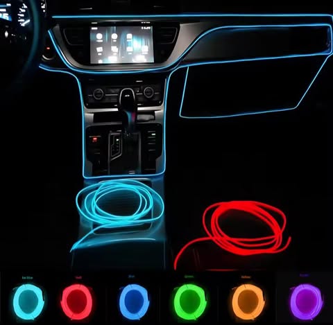 Car Interior LED Strips Atmosphere Lights